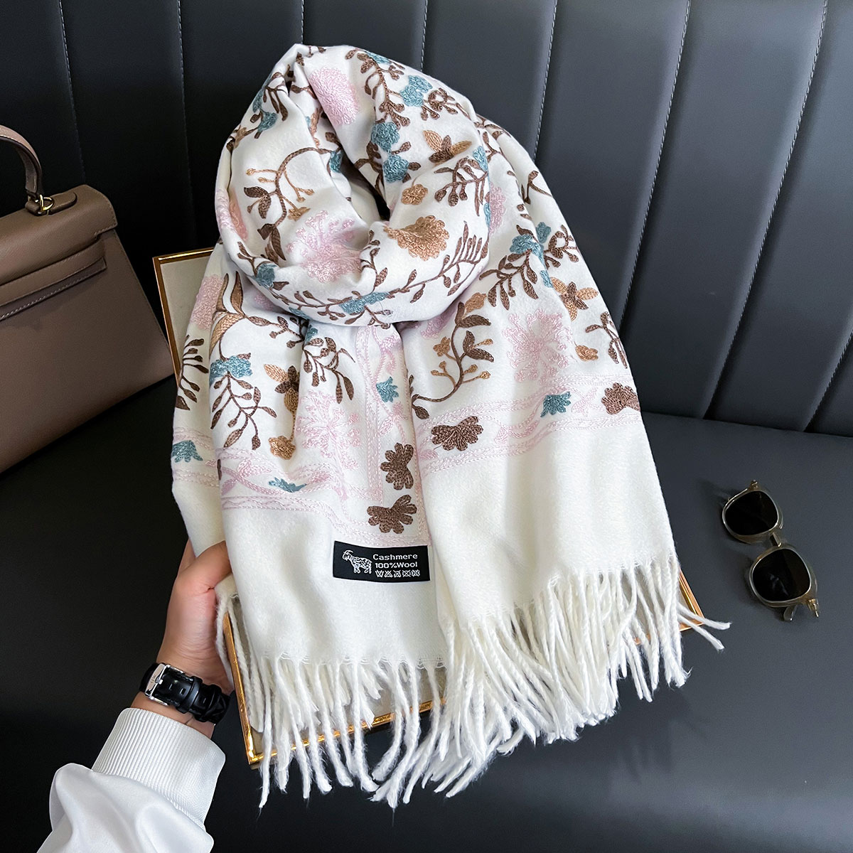 Cashmere Throw Blanket - 여성을위한 새로운 겨울 따뜻한 캐시미어 스카프
