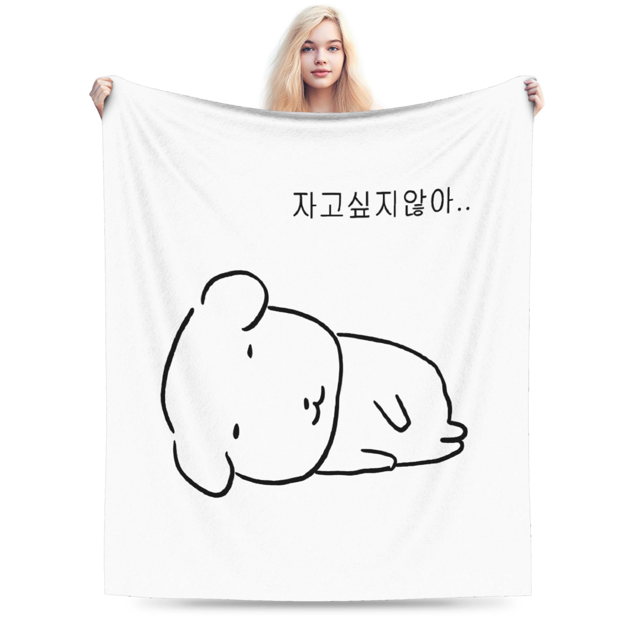 Cashmere Throw Blanket - 귀여운 GANADI 부드러운 담요 미적 여행용