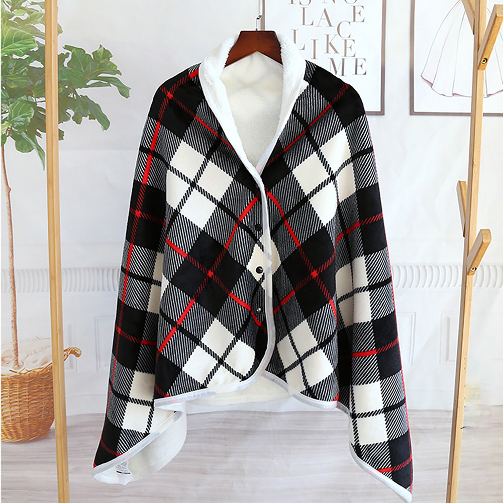 Cashmere Throw Blanket - 5V 웨어러블 전기 담요 숄 3단계