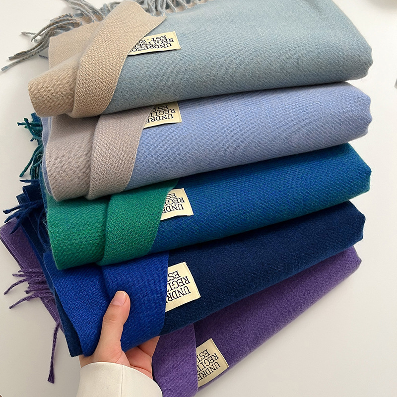 패션 솔리드 캐시미어 따뜻한 스카프 새로운 디자인 파시 - Cashmere Throw Blanket 리뷰 및 가격
