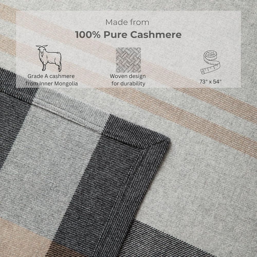 100% 순수 캐시미어 담요, 소파, 침대용, 매우 부 - Cashmere Throw Blanket 리뷰 및 가격