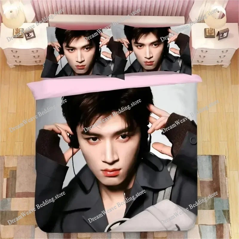 Wang Xingyue HD 포스터 베개 커버 + 이불 - Luxury Lifestyle Photos 리뷰 및 가격