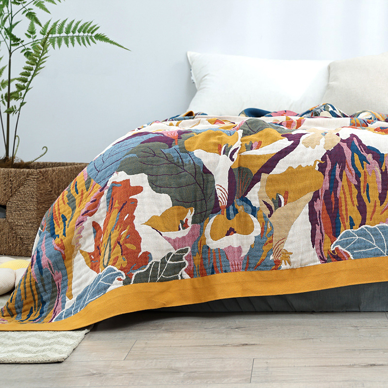 침대 소파 담요 모슬린 거즈 던지기 수건, 싱글 더블  - Cashmere Throw Blanket 리뷰 및 가격